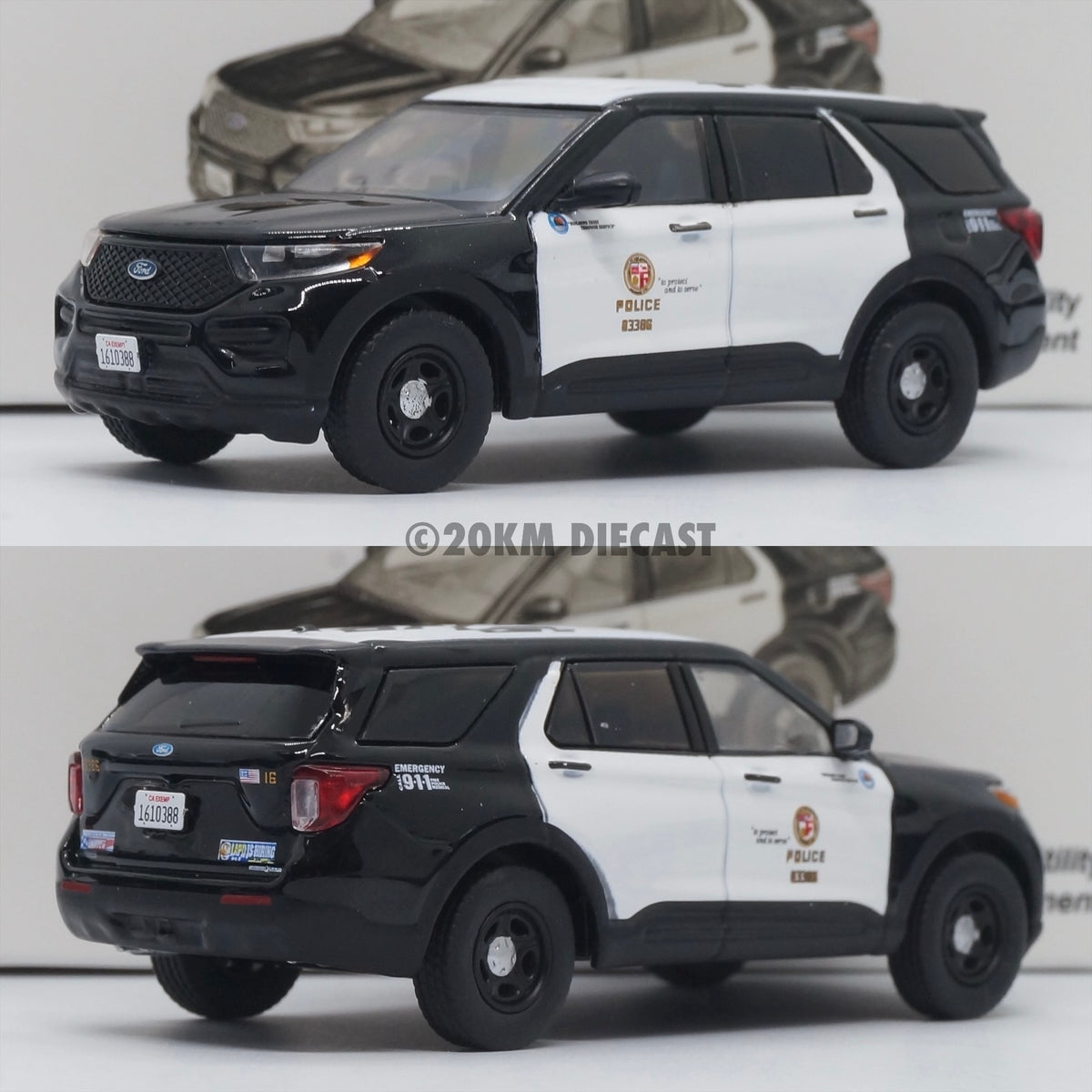 596 Model 1/64 2020 Ford Police Interceptor Utility - Los Angeles