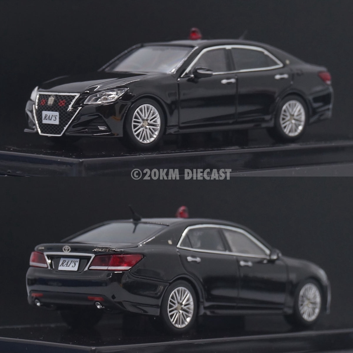 Rai's 1/64 Toyota Crown Athlete GRS214 Japan Police Unmarked