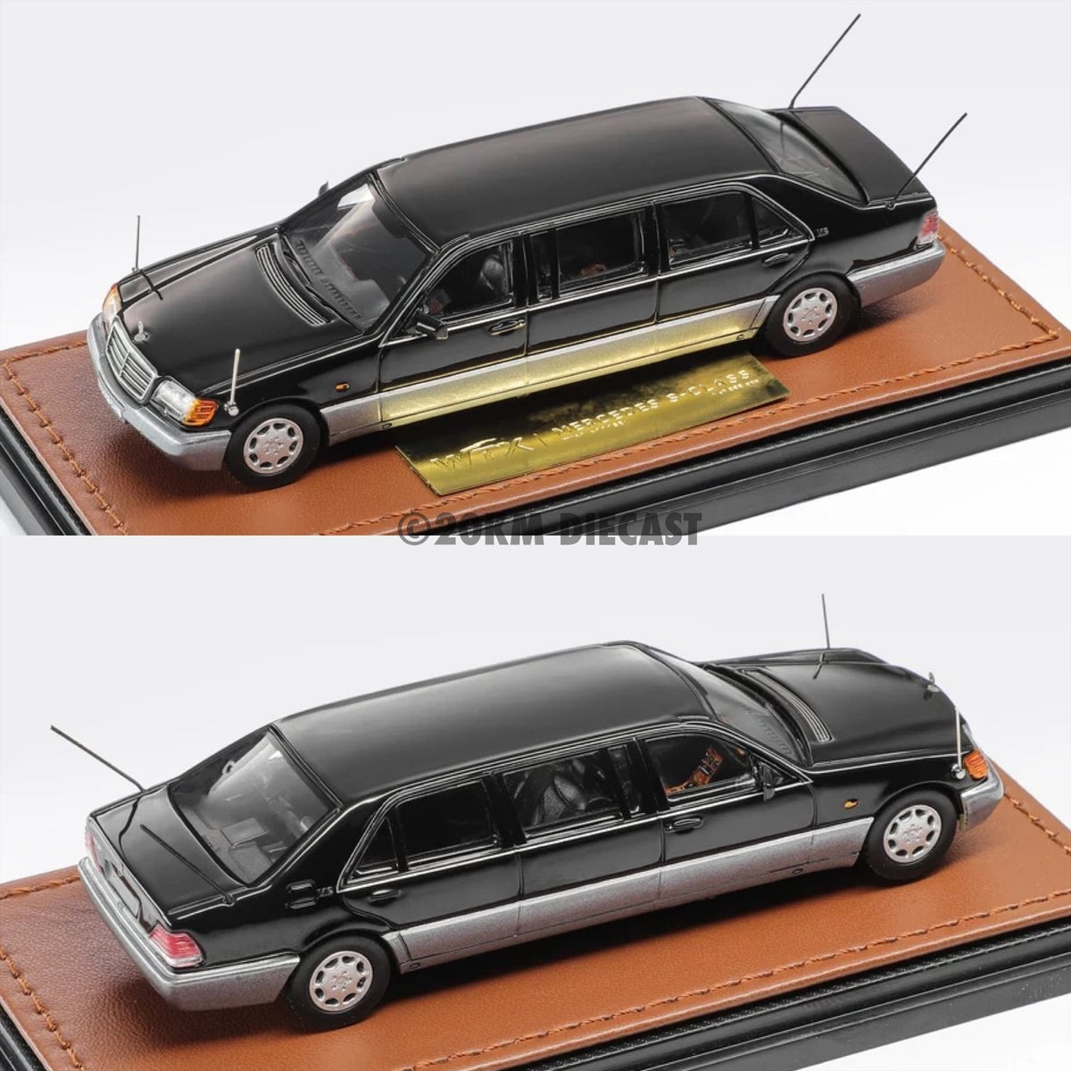 WTX Model 1/64 Mercedes Benz S Class W140 “Extra Long” – 20KM Diecast