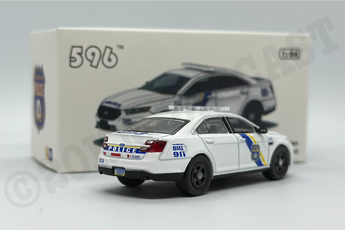 596 Model 1/64 Ford Police Interceptor - Philadelphia Police