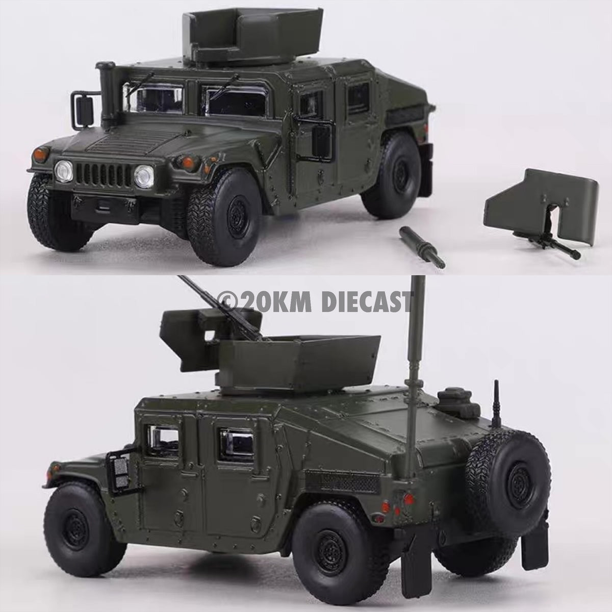 Masdi 1/64 Humvee – 20KM Diecast