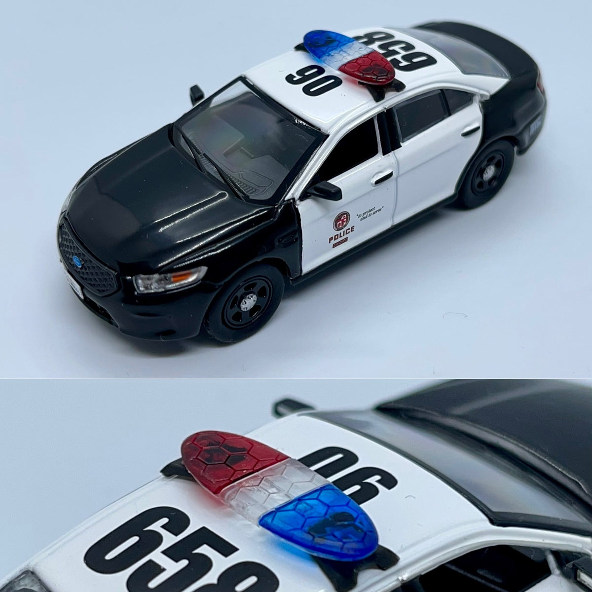 596 Models 1/64 2013 Ford Police Interceptor Sedan Los Angeles Polic