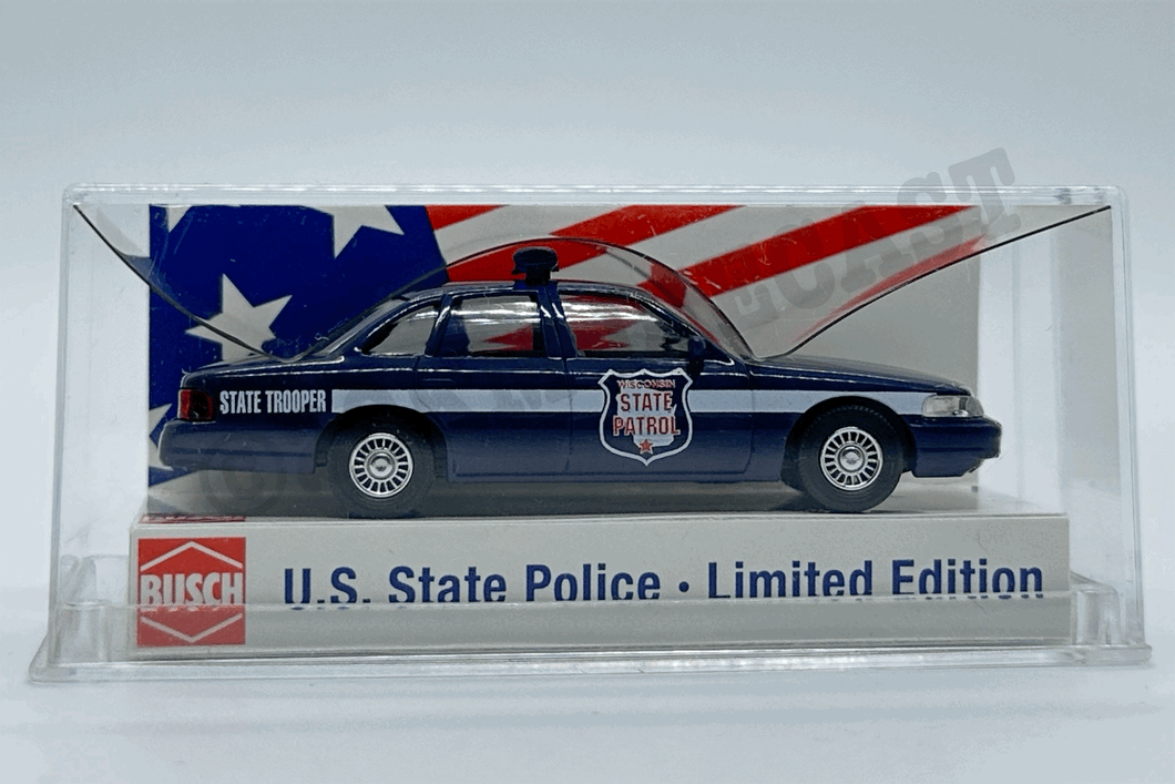 Busch 1/87 1997 Ford Crown Victoria - Wisconsin State Patrol