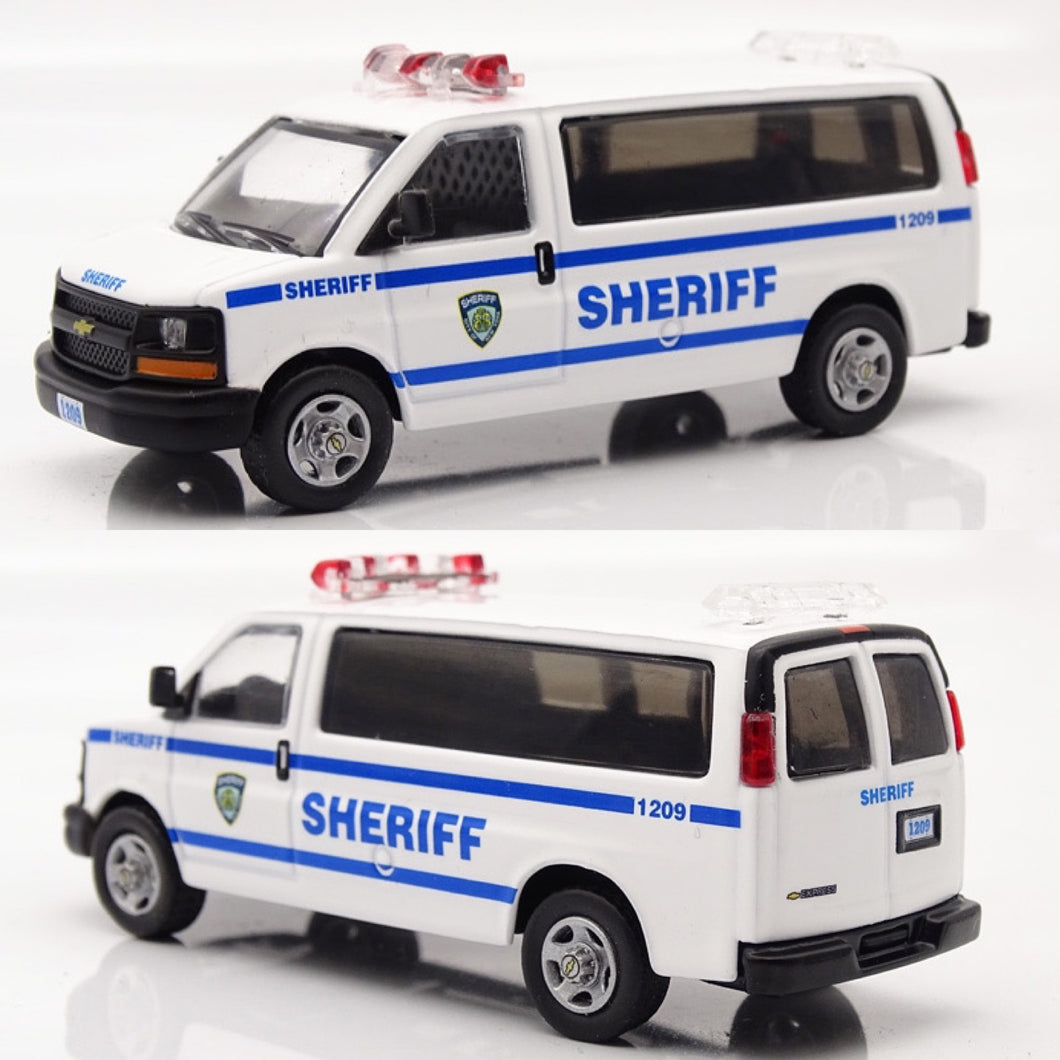 596 Models 1/64 Chevrolet Express - New York City Sheriff