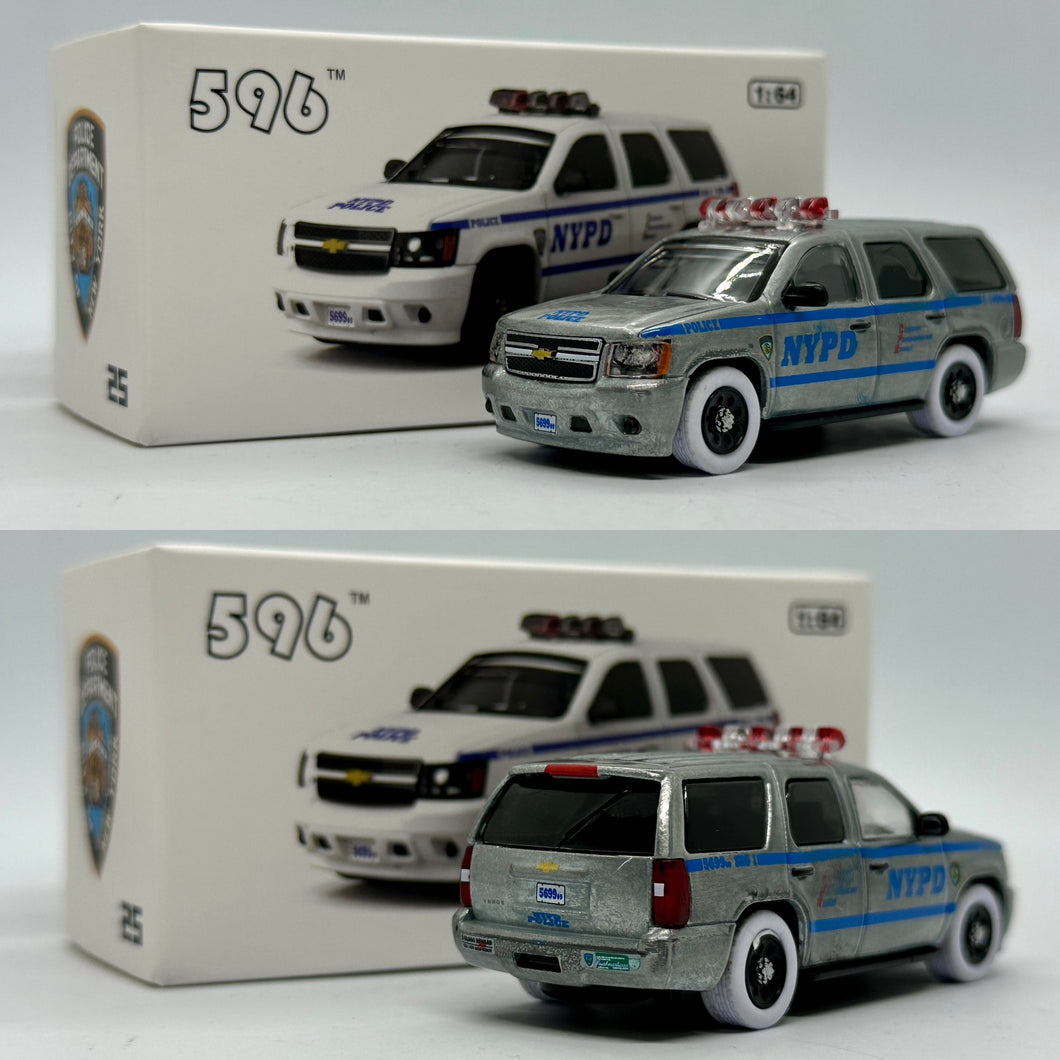 596 Model 1/64 Chevrolet Tahoe - New York Police Department (NYPD) Chase Car