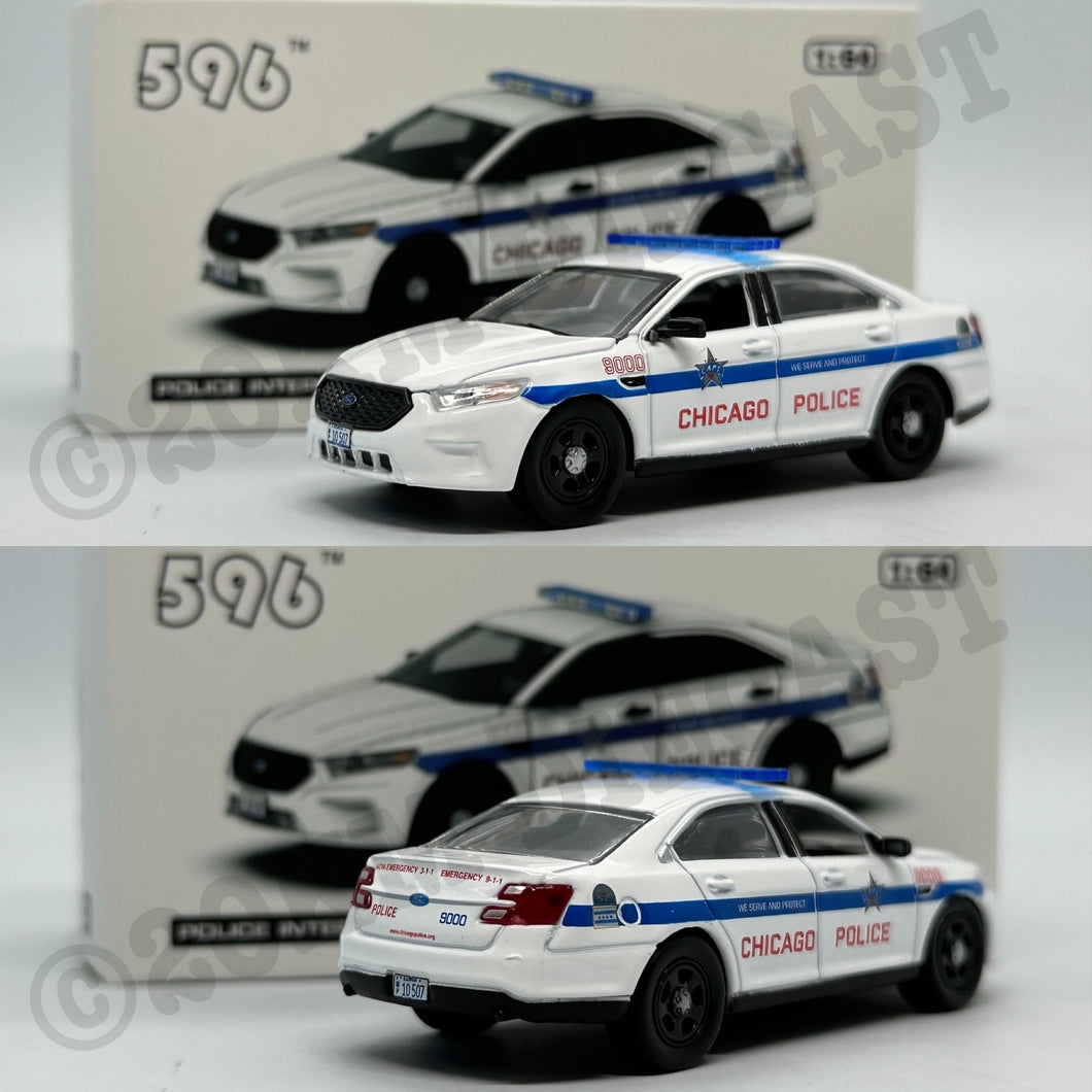 596 Model 1/64 2013 Ford Police Interceptor - Chicago Police
