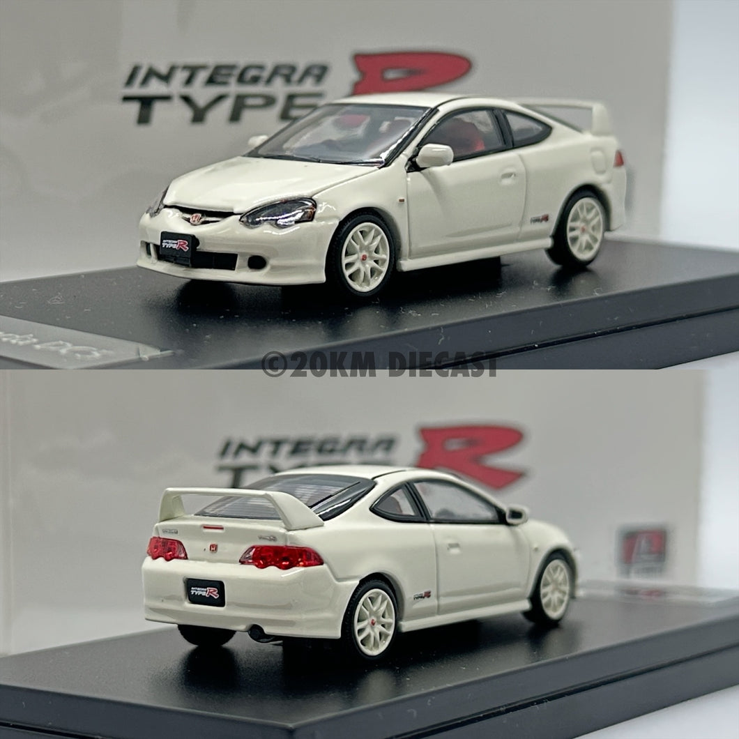 LCD Models 1/64 Honda Interga Type R DC5 - White