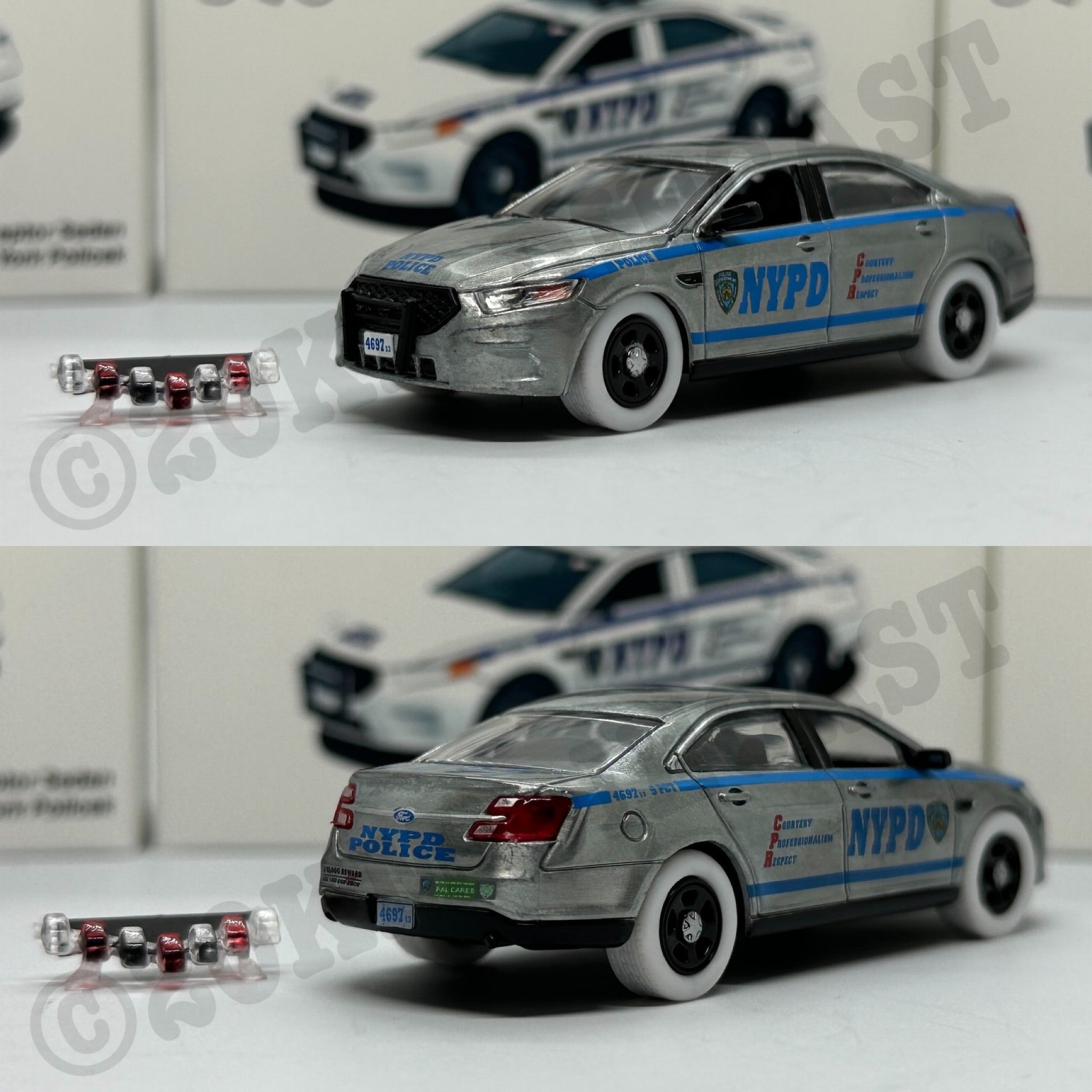 596 Model 1/64 2013 Ford Police Interceptor - New York City Police