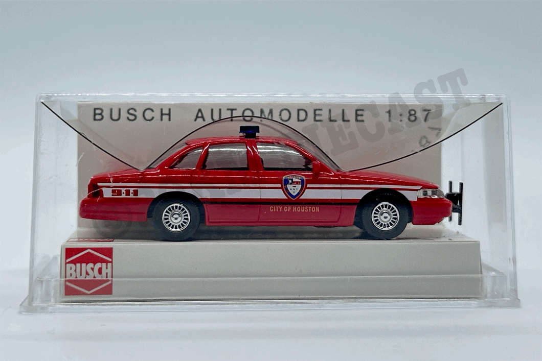 Busch 1/87 1997 Ford Crown Victoria - Houston Fire Department