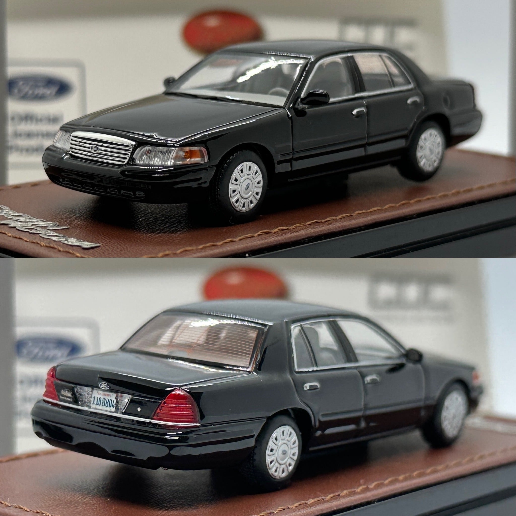 GOC 1/64 Ford Crown Victoria - Black – 20KM Diecast