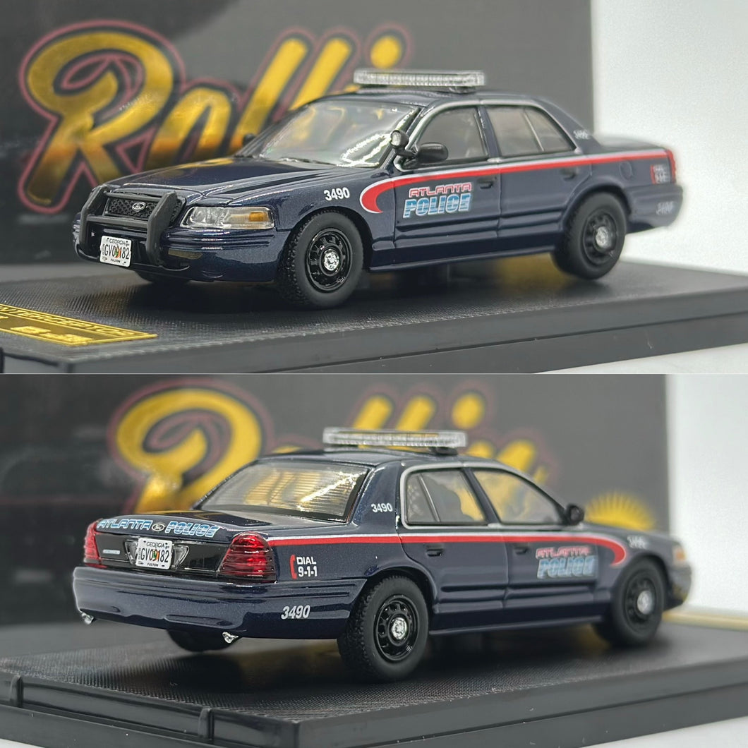 Rollin 1/64 Ford Crown Victoria Police Interceptor - Atlanta Police Department