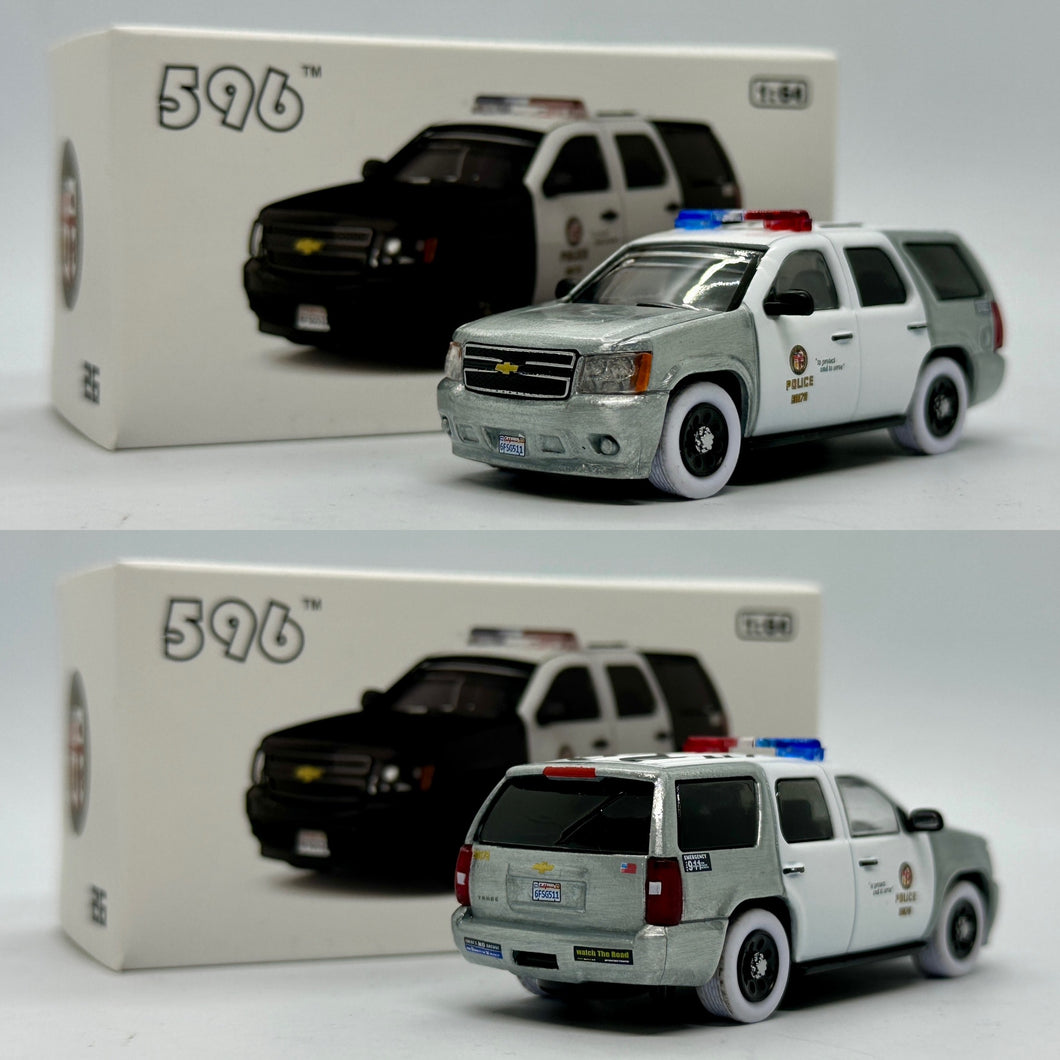596 Model 1/64 Chevrolet Tahoe - Los Angeles Police Department (LAPD) Chase Car