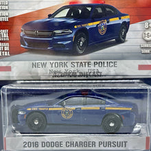 Load image into Gallery viewer, Greenlight 1/64 Hot Pursuit Series 23 - 2016 Dodge Charger Pursuit - New York State Police
