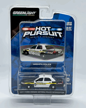 Load image into Gallery viewer, Greenlight 1/64 Hot Pursuit Series 10 Ford Crown Victoria Wichita Police

