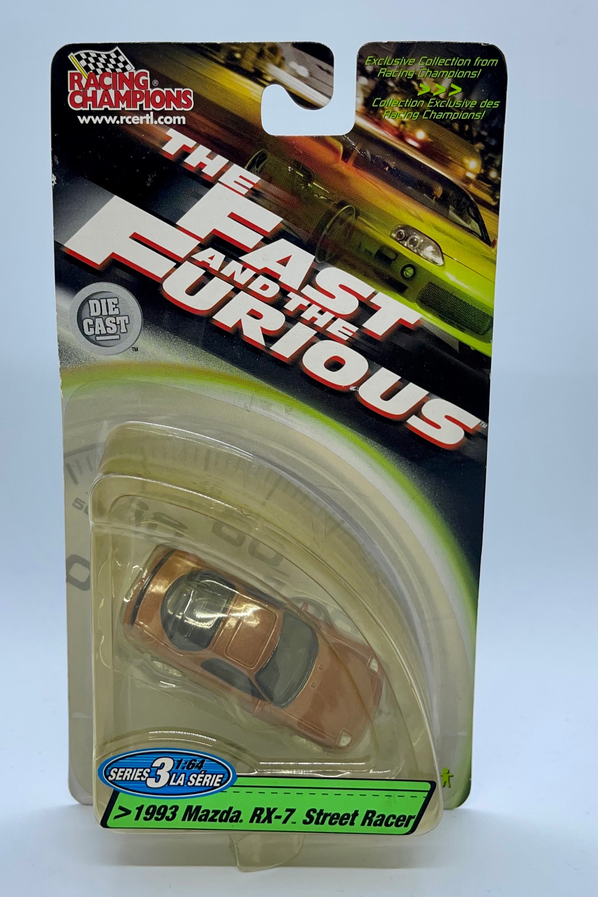 レーシングチャンピオン　ワイルドスピード　rx-7 Racing Champion 1/64 Fast and Furious Mazda Rx-7 – 20KM Diecast