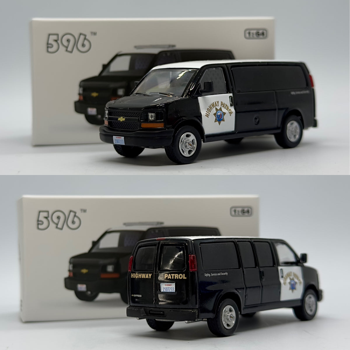 596 Model 1/64 Chevrolet Express - California Highway Patrol CHP – 20KM ...