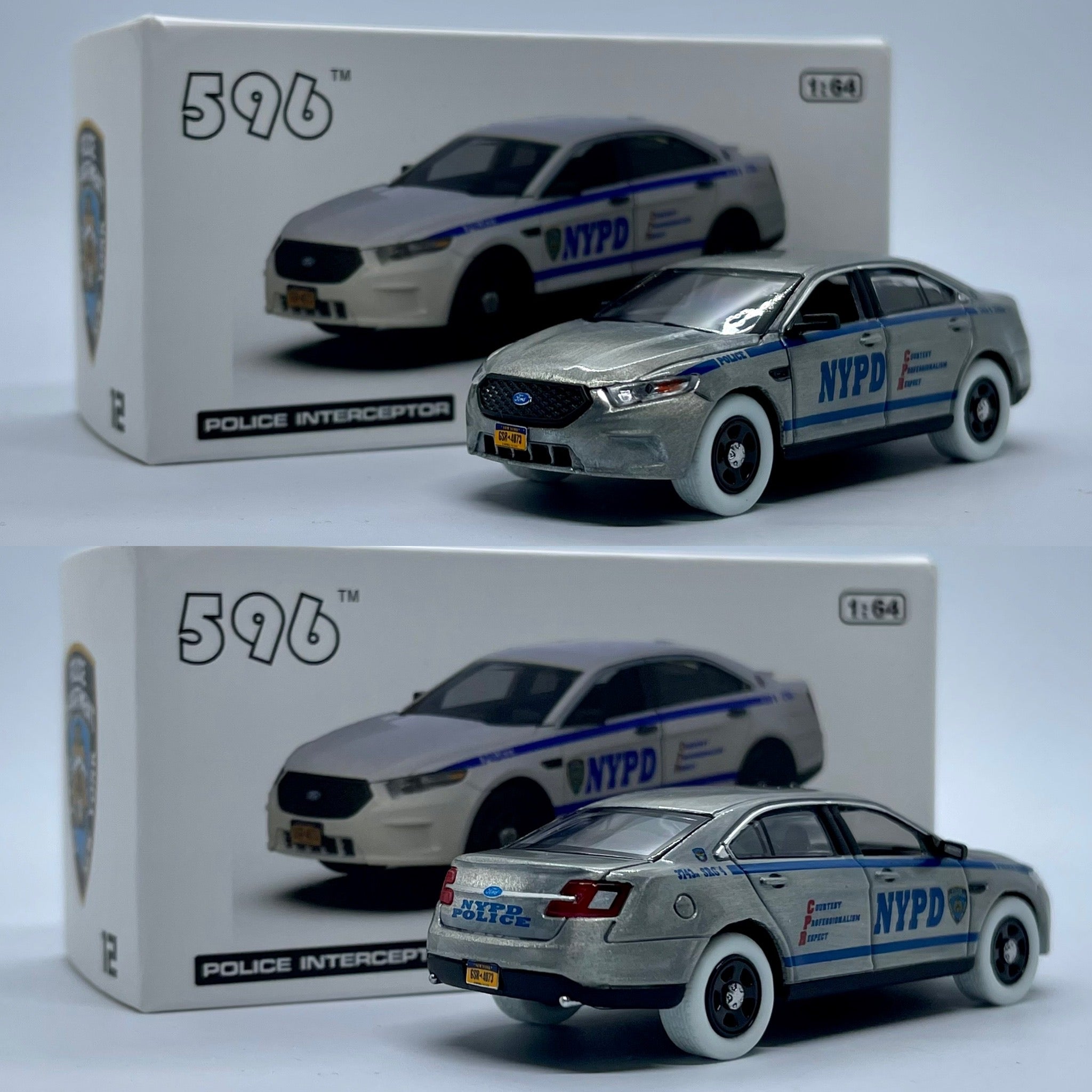 596 Model 1/64 2013 Ford Police Interceptor - New York
