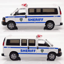 Load image into Gallery viewer, 596 Models 1/64 Chevrolet Express - New York City Sheriff
