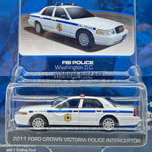 Load image into Gallery viewer, Greenlight 1/64 Hot Pursuit Series 10 Ford Crown Victoria FBI Police
