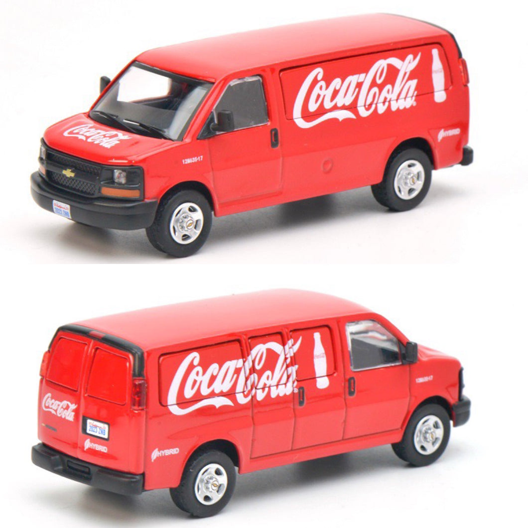 596 Models 1/64 Chevrolet Express- Coca Cola