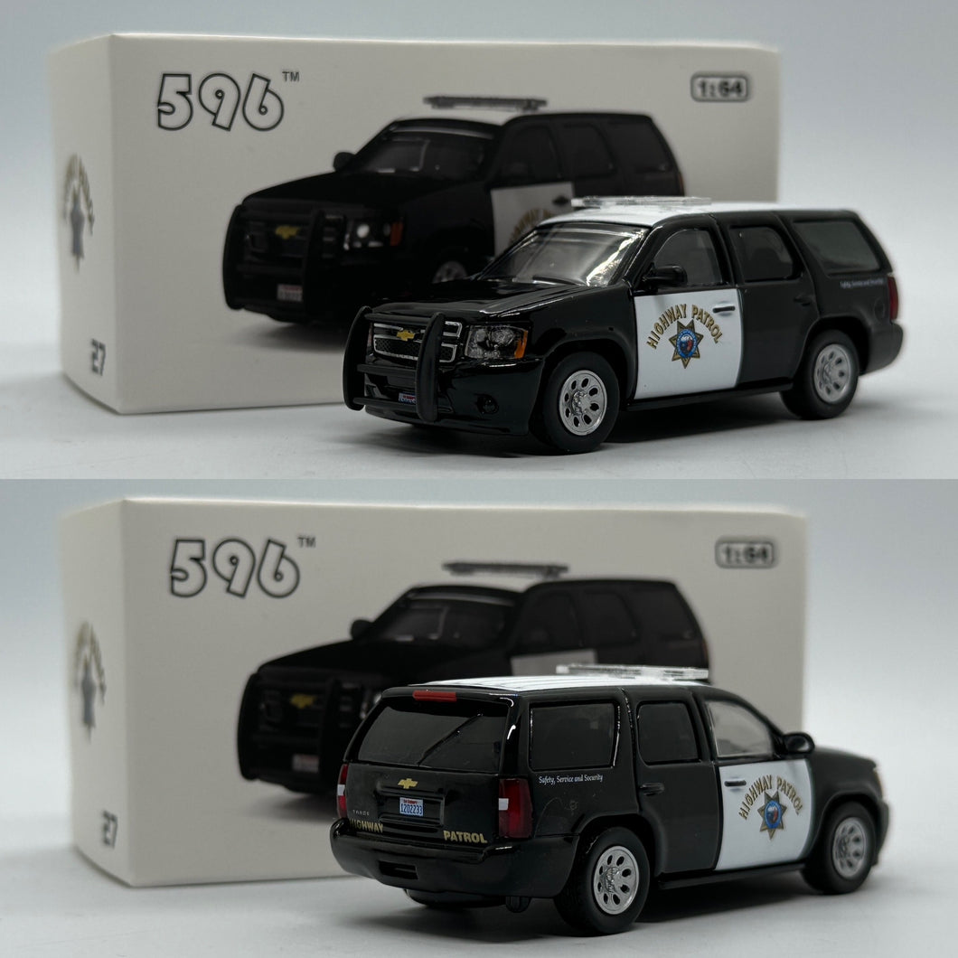 596 Models 1/64 Chevrolet Tahoe - California Highway Patrol (CHP)