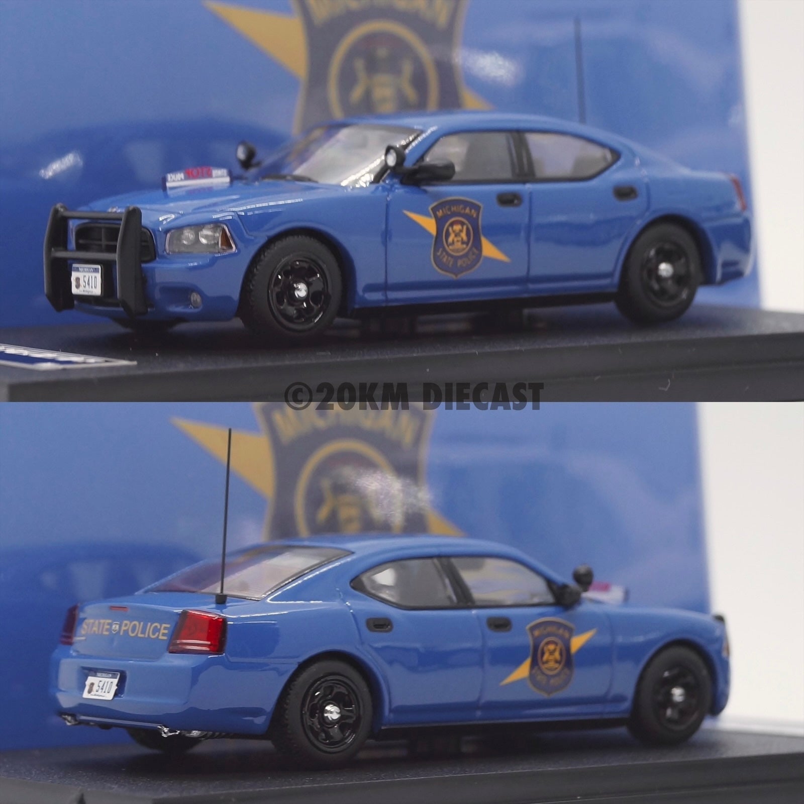 p*1様 バスティン　ラットモービル Bustin Ratmobile　ダウンヒ Rollin 1/64 - Dodge Charger - Michigan State Police – 20KM Diecast