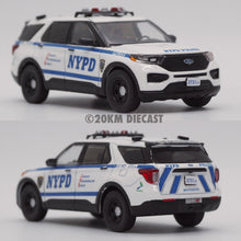 Load image into Gallery viewer, 596 1/64 2020 Ford Police Interceptor Utility - New York City Police Department (NYPD)
