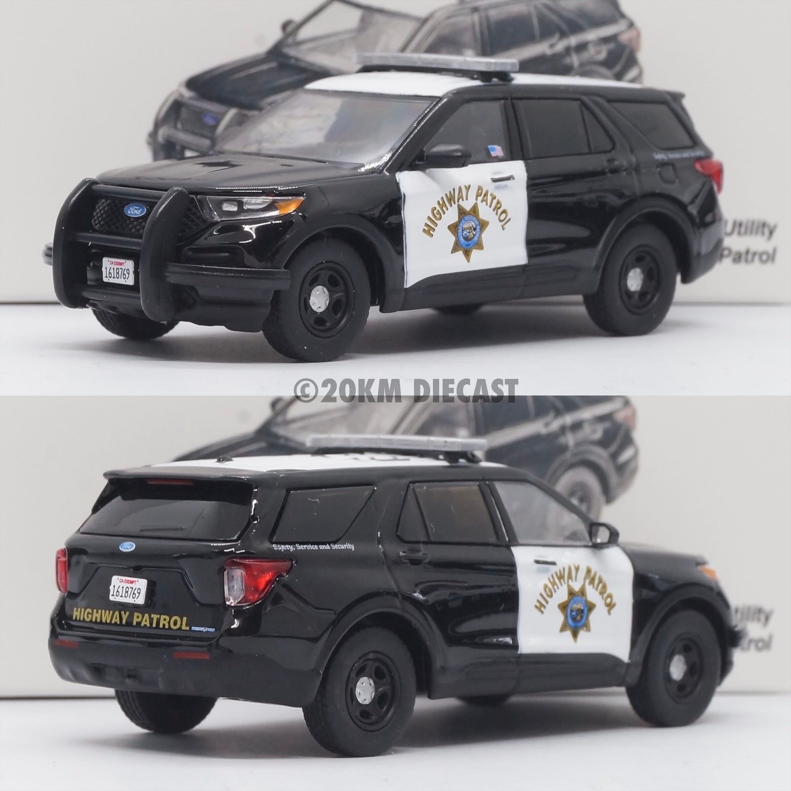 596 Model 1/64 2020 Police Interceptor Utility - California