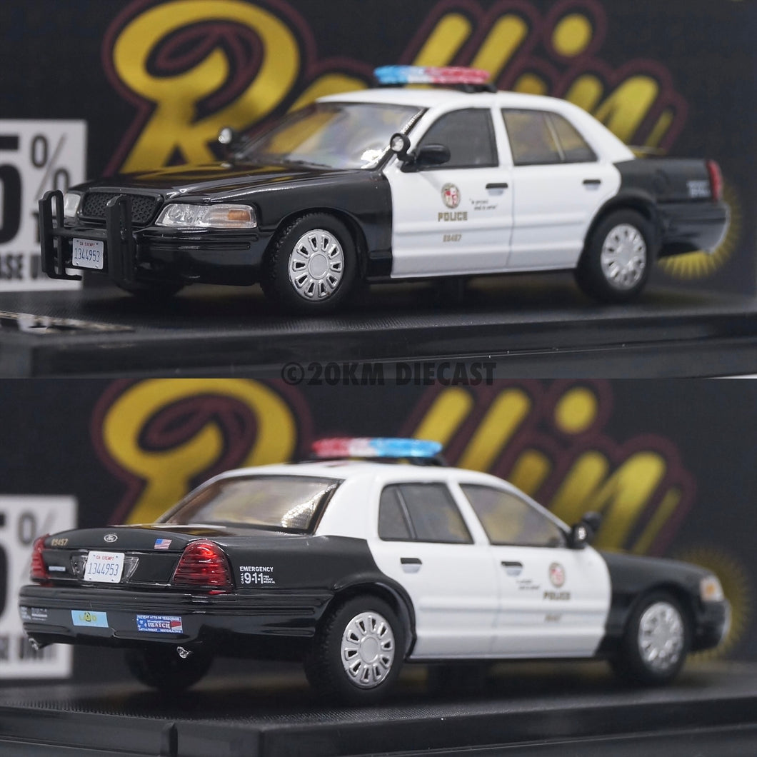 Rollin 1/64 Crown Victoria Police Interceptor - Los Angeles Police