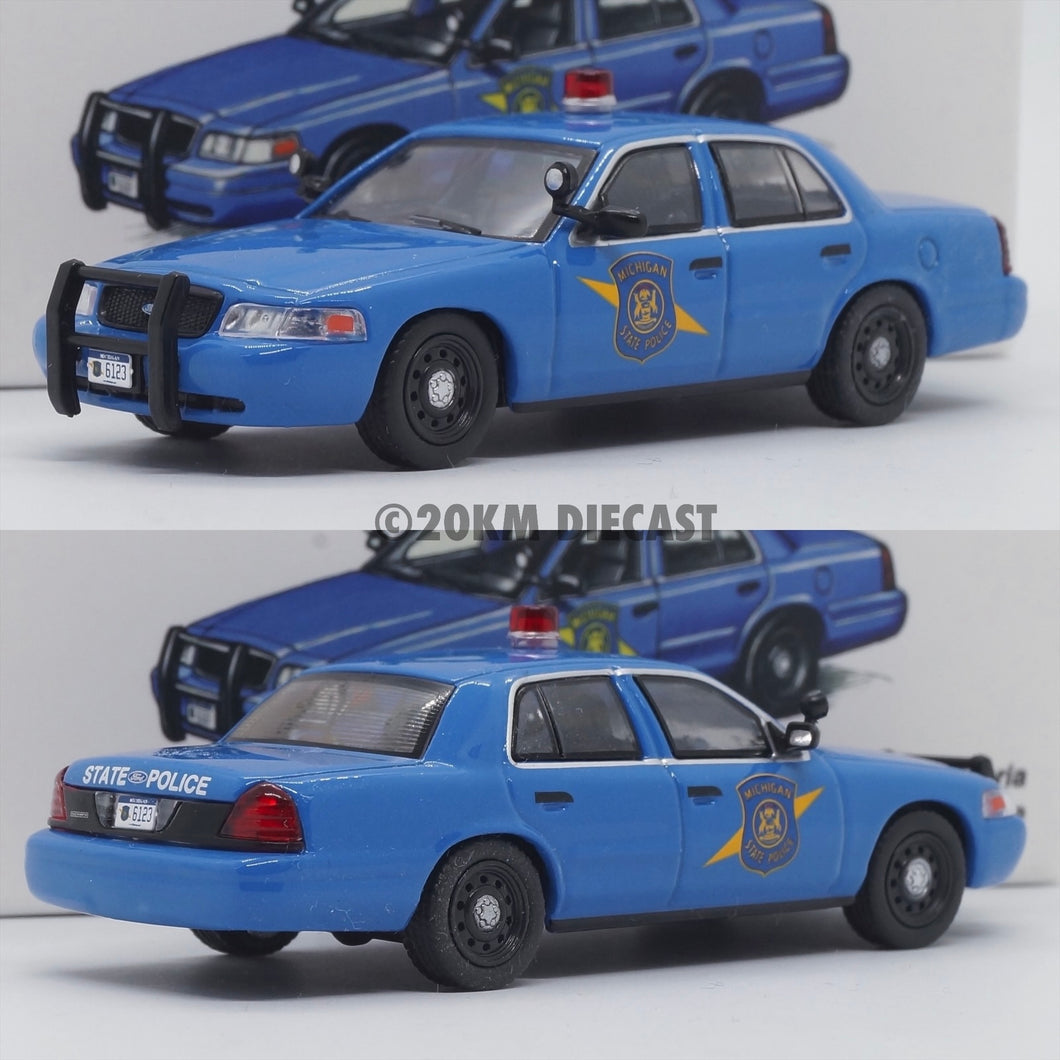 596 Model 1/64 Ford Crown Victoria Police Interceptor - Michigan State ...