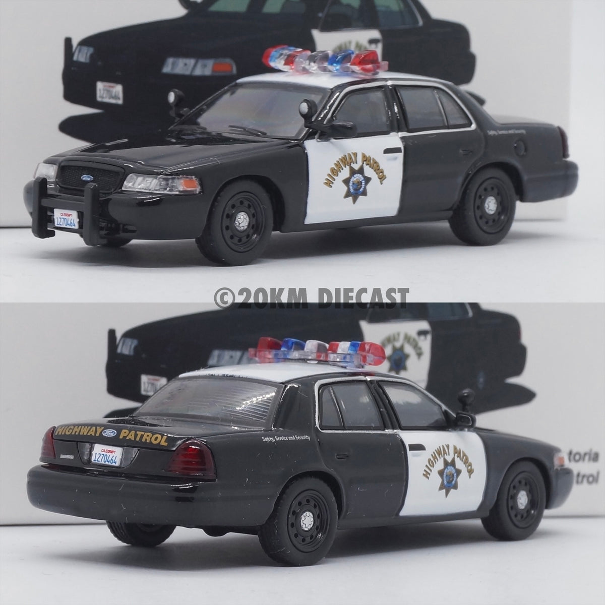 596 Model 1/64 Ford Crown Victoria - California Highway Patrol – 20KM ...
