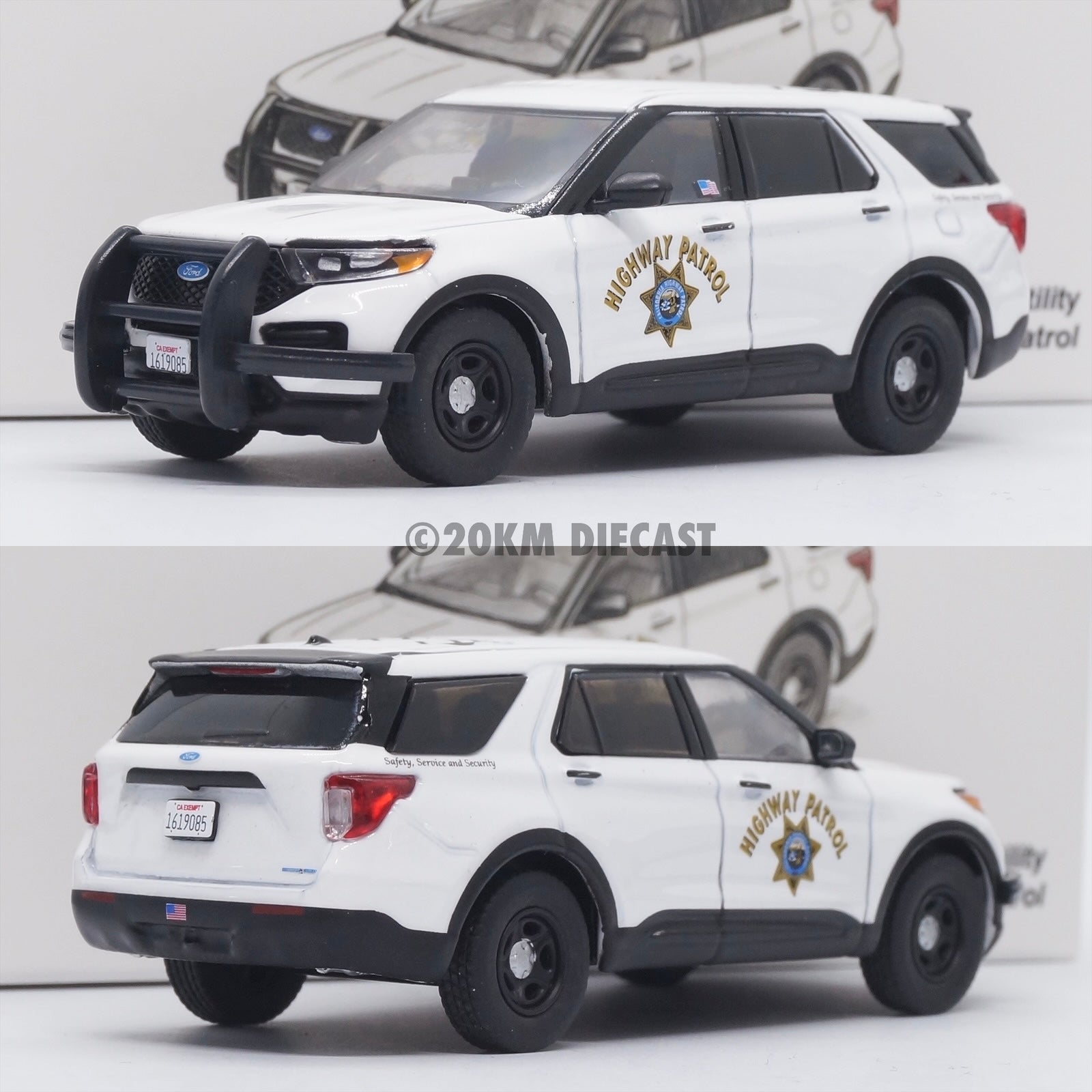 596 Model 1/64 2020 Police Interceptor Utility - California