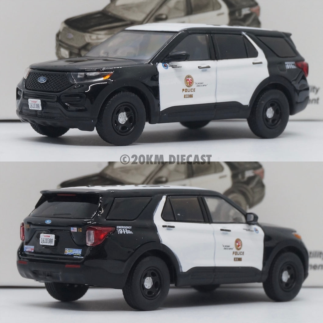 596 Model 1/64 2020 Ford Police Interceptor Utility - Los Angeles
