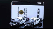 Load image into Gallery viewer, Rollin 1/64 Ford Crown Victoria Police Interceptor - San Diego Police Department Slicktop
