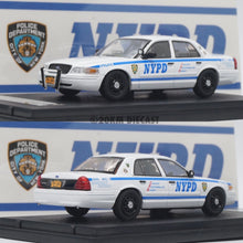 Load image into Gallery viewer, Rollin 1/64 Ford Crown Victoria Police Interceptor - NYPD New York City Police Department Highway Patrol Slicktop
