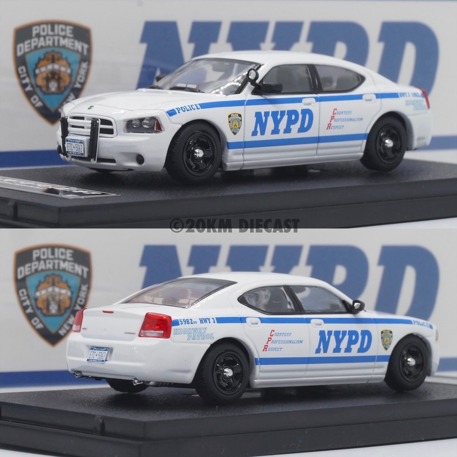 Rollin 1/64 - Dodge Charger - New York City Police Department NYPD