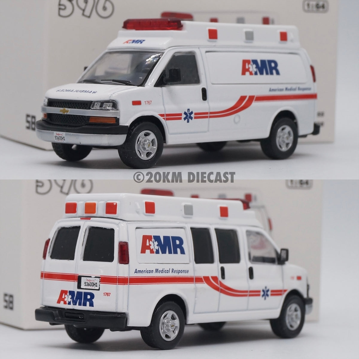 596 Model 1/64 Chevrolet Express (Facelift) - American Medical Respons ...