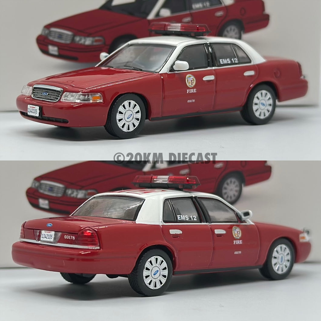 596 Model 1/64 Ford Crown Victoria - Los Angeles Fire Department - LAFD