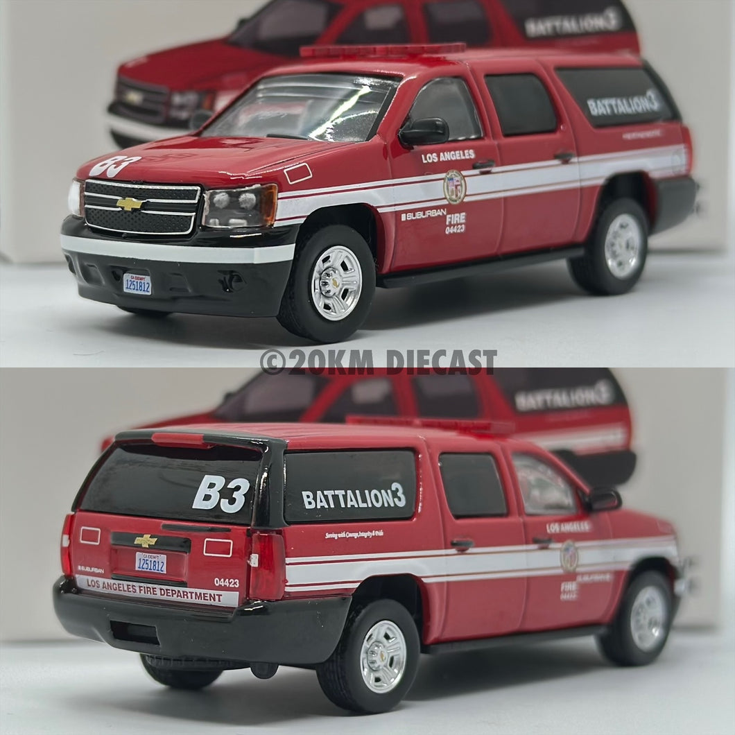 596 Model 1/64 Chevrolet Suburban - Los Angeles Fire Department - LAFD