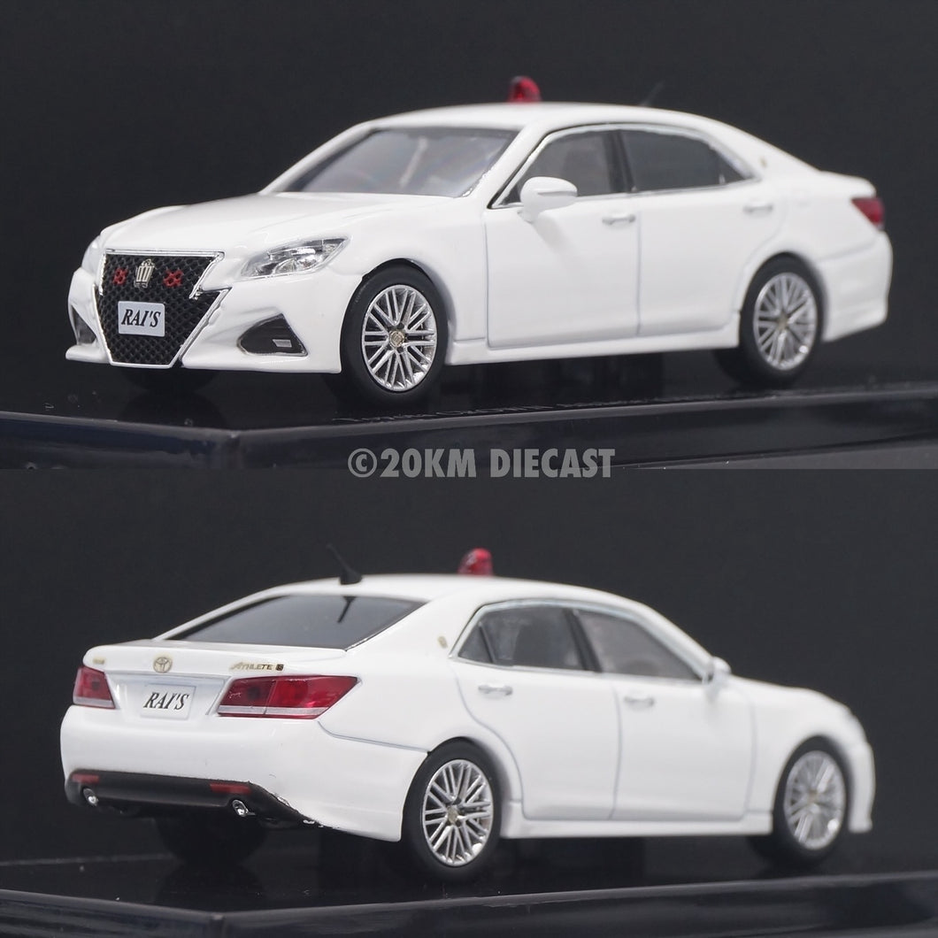 Rai's 1/64 Toyota Crown Athlete GRS214 Japan Police Unmarked
