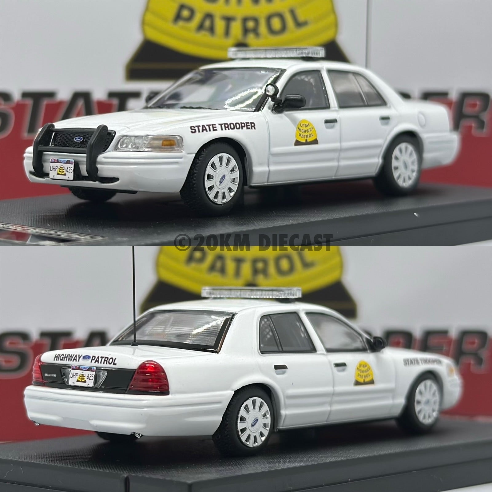 Rollin 1/64 Ford Crown Victoria Police Interceptor - Utah Highway Rollin 1/64 Ford Crown Victoria Police Interceptor - Utah Highway