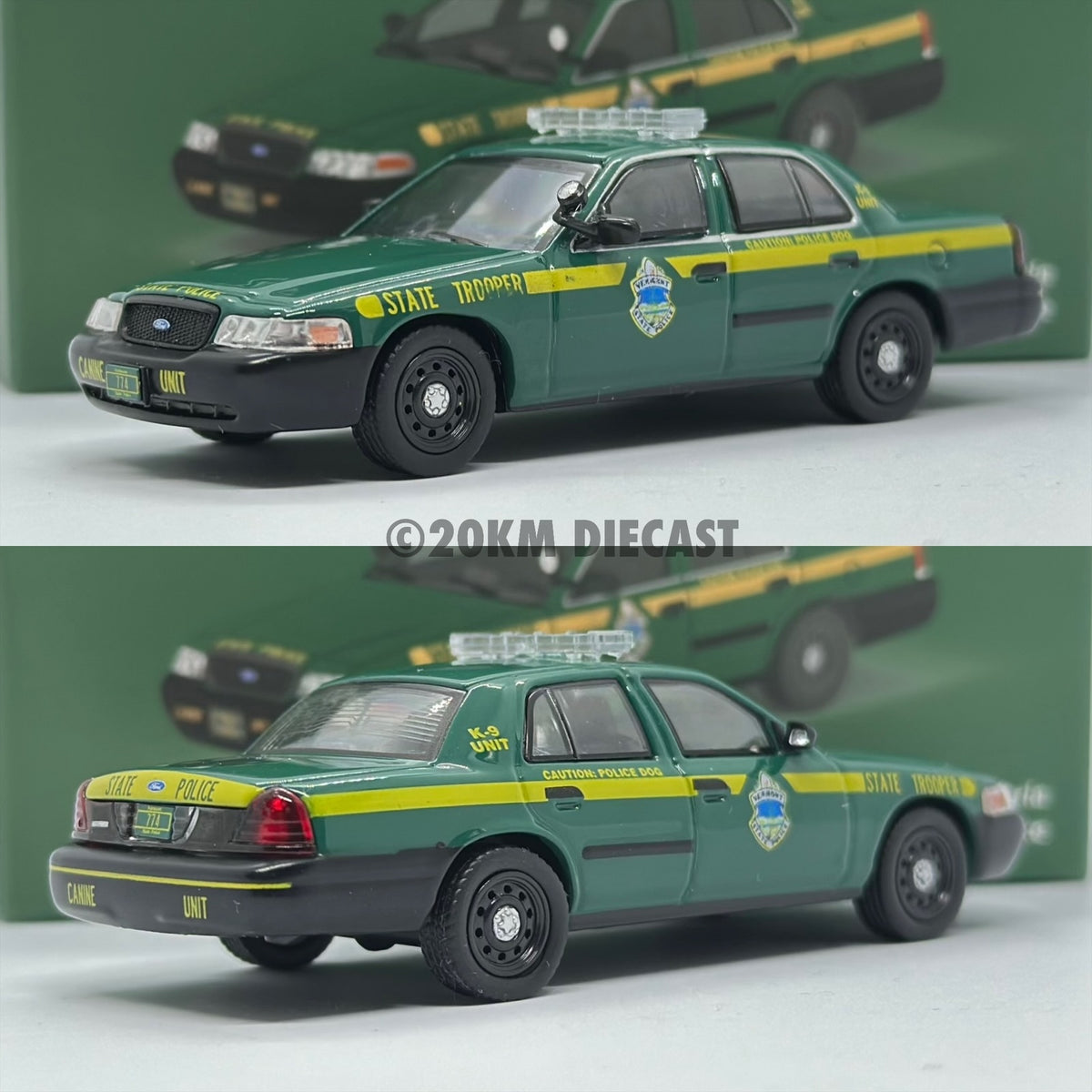 596 Model 1/64 Ford Crown Victoria Police Interceptor - Vermont State ...