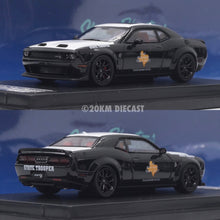 Load image into Gallery viewer, Stance Hunters 1/64 Dodge Challenger SRT Hellcat - Texas State Trooper
