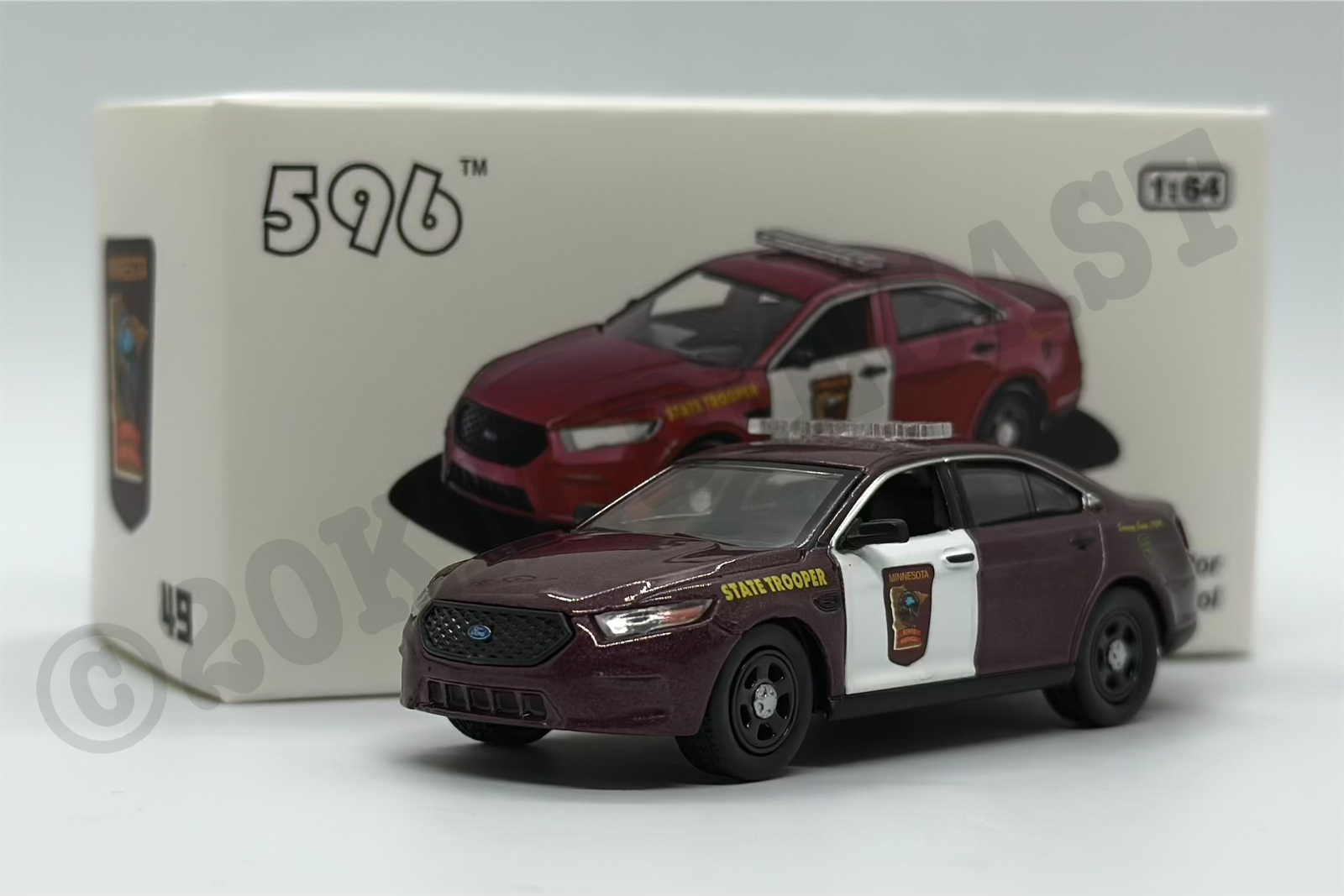 596 Model 1/64 2013 Ford Police Interceptor - Minnesota