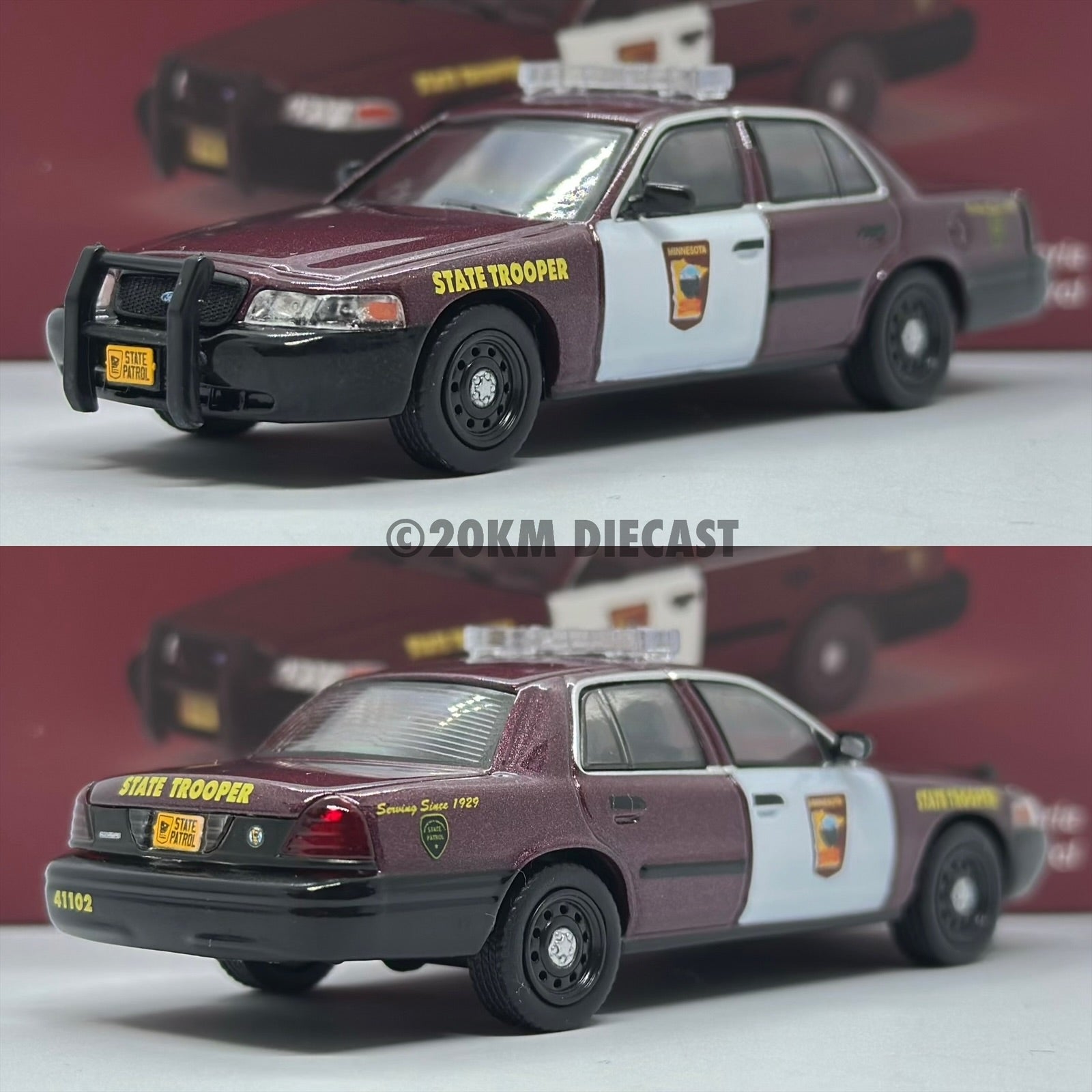 596 Model 1/64 Ford Crown Victoria Police Interceptor - Minnesota