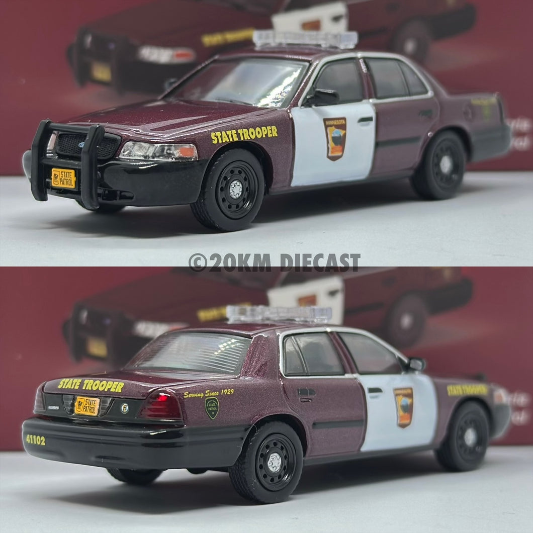 596 Model 1/64 Ford Crown Victoria Police Interceptor - Minnesota State Patrol