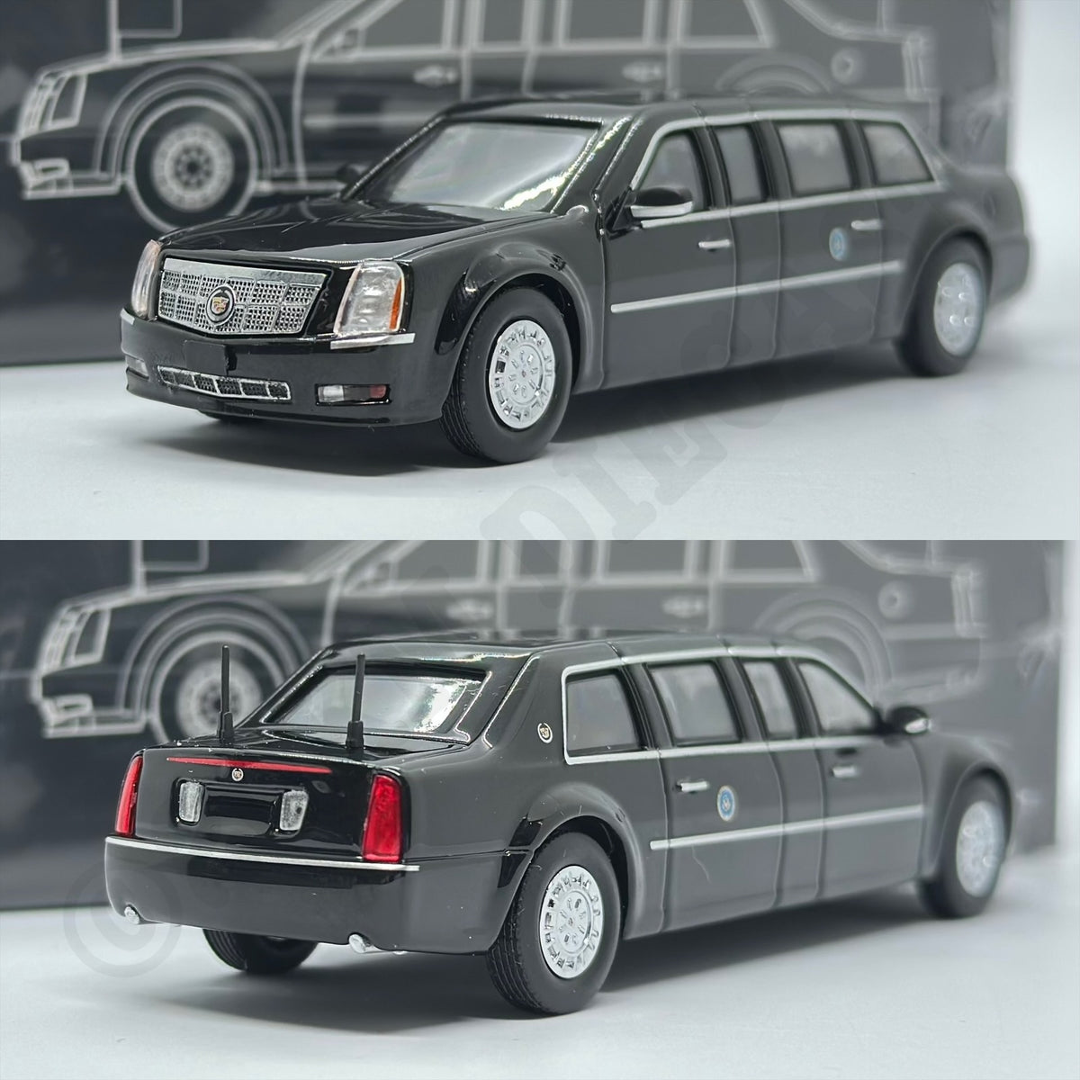 596 Model 1/64 Cadillac The Beast Gen2 – 20KM Diecast