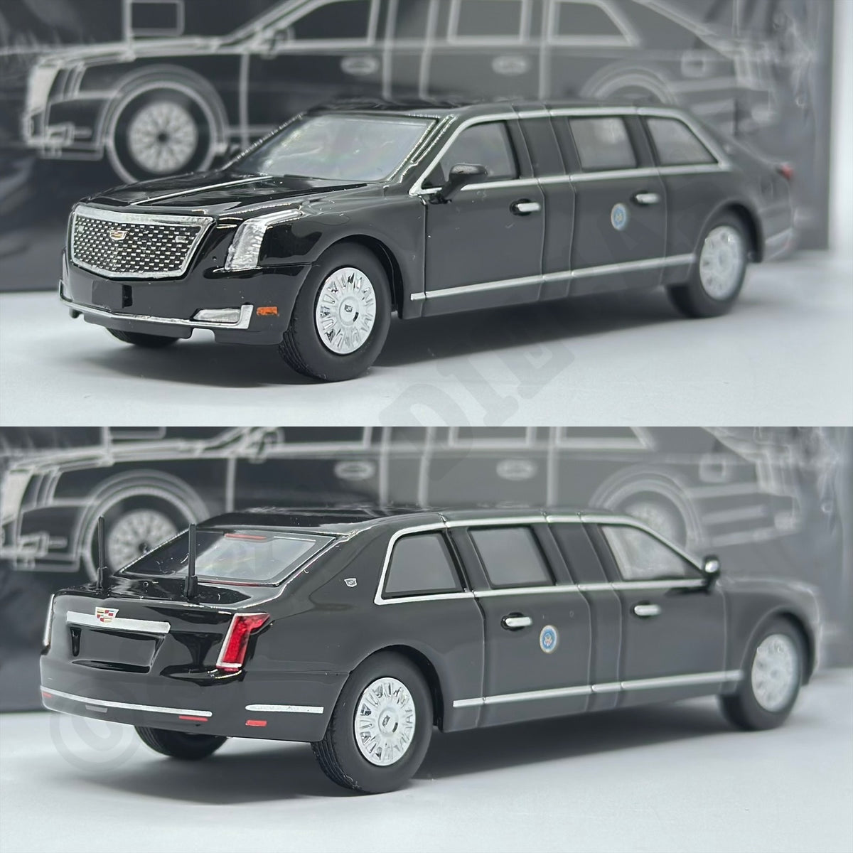 596 Model 1/64 Cadillac The Beast Gen3 – 20KM Diecast