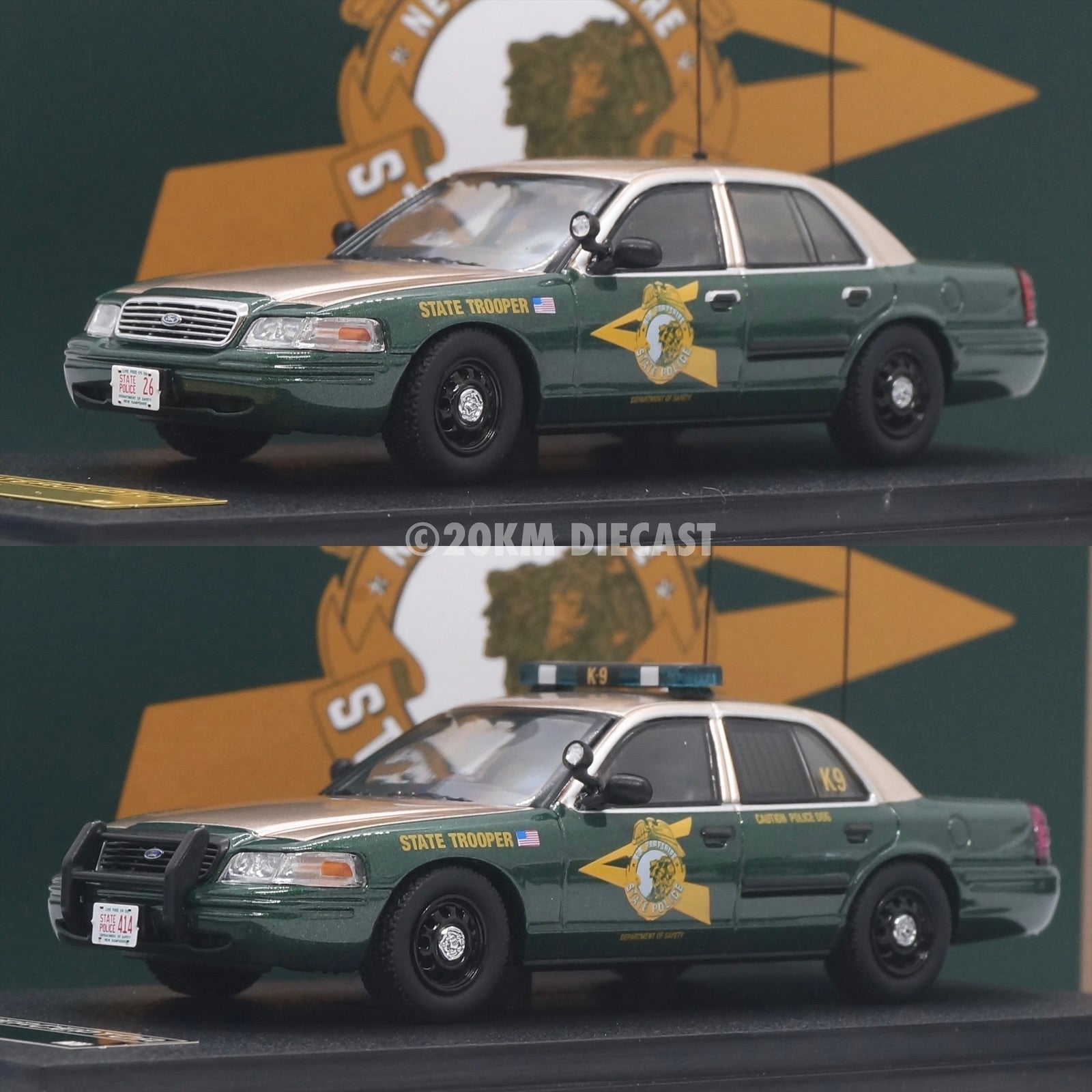 Rollin 1/64 - Crown Victoria Police Interceptor - New Hampshire