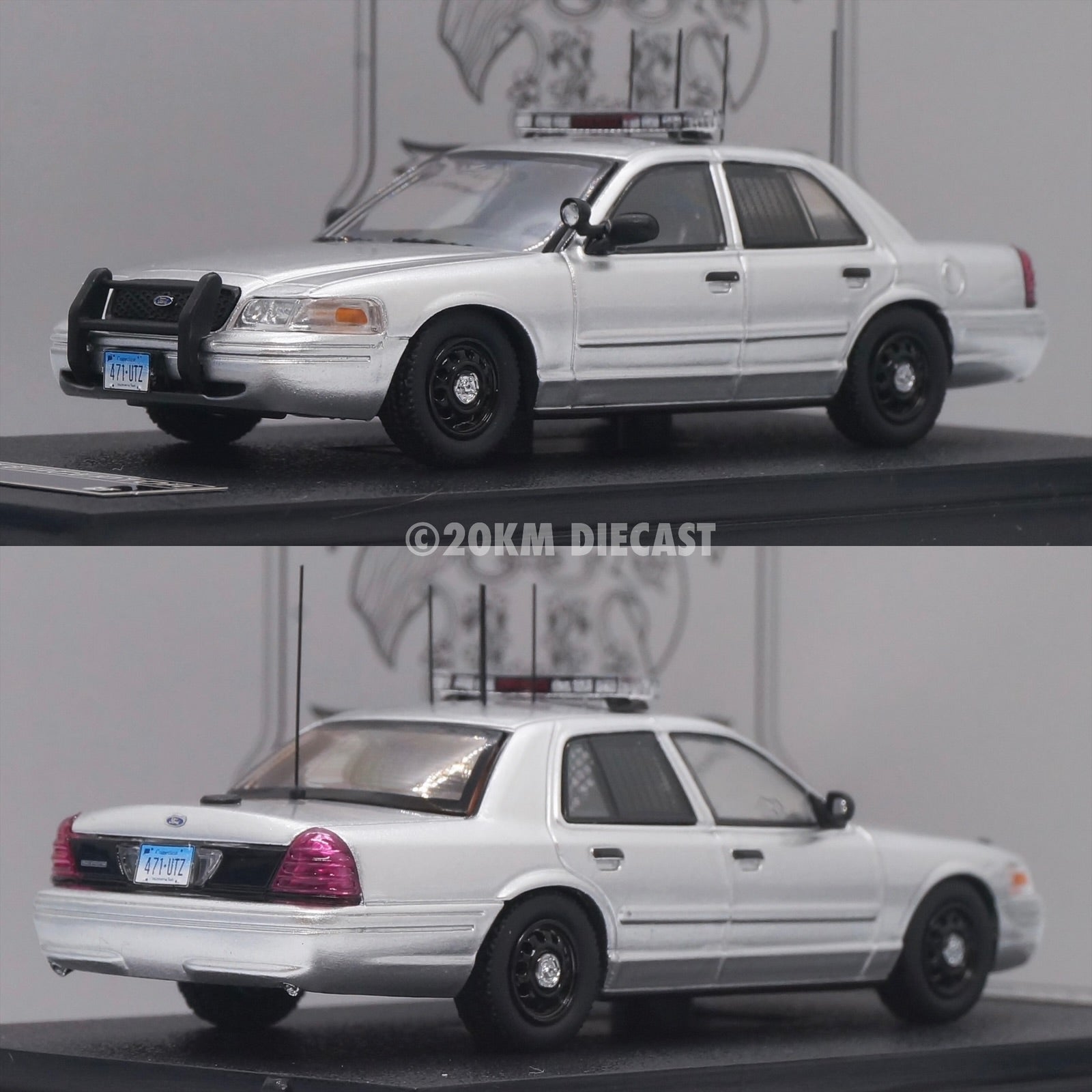 Rollin 1/64 - Crown Victoria Police Interceptor - Connecticut